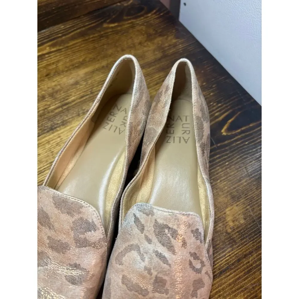 Naturalizer Tan‎ Animal Print Loafers Size 7